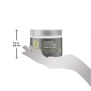 DESIGN ESSENTIALS Natural Almond & Avocado Nourishing Co-wash, White, 1 lb