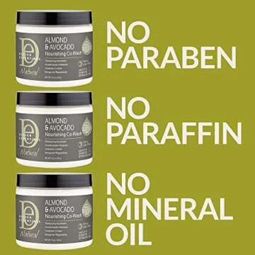 DESIGN ESSENTIALS Natural Almond & Avocado Nourishing Co-wash, White, 1 lb