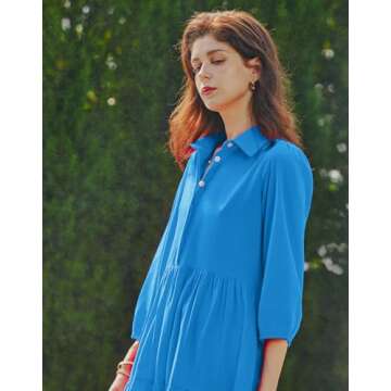 YEXPINE Women's Flowy Maxi Dress for Summer Elegance