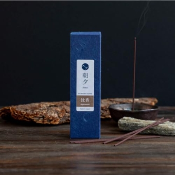 Asayu Japan Natural Low Smoke Agarwood Incense Sticks