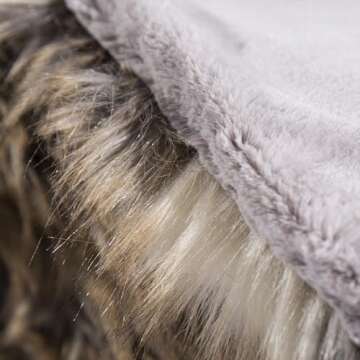 Luxury Faux Fur Oversized Throw Blanket - Warm & Cozy