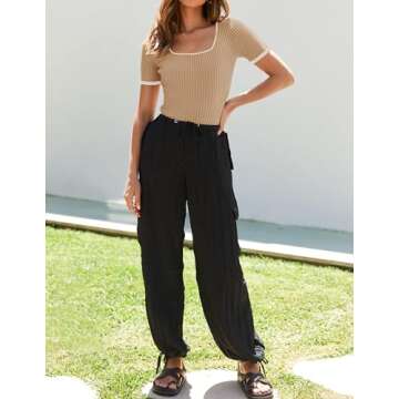 Chic ZESICA Women's Summer Color Block T-Shirt