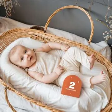 Beautiful Baby Monthly Milestone Cards - 15 Unique Keepsakes