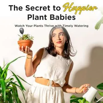 Classy Casita Soil Moisture Meter - Hygrometer Sensor Tool for Indoor and Outdoor Plants - Monitoring Water Levels in Soil House, Gardening, Farm, Lawn, Potted Care - No Batteries Required - Black