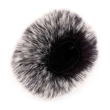 Wind Muff Windscreen Compatible with Zoom H1,Mic Windscreen Wind Cover Compatible with Zoom H1 H1n Recorder Mic and More,ChromLives Furry Microphone Windscreen 2.5"X 40mm (LxD) for Outdoor/Indoor Use
