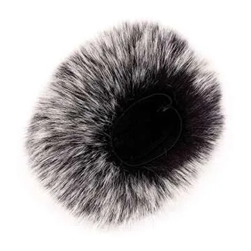 Wind Muff Windscreen Compatible with Zoom H1,Mic Windscreen Wind Cover Compatible with Zoom H1 H1n Recorder Mic and More,ChromLives Furry Microphone Windscreen 2.5"X 40mm (LxD) for Outdoor/Indoor Use