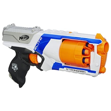 NERF N Strike Elite Strongarm Dart Blaster with Rotating Barrel, for Kids, Ages 8+ (Amazon Exclusive)