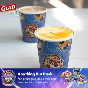 Glad for Kids PAW Patrol 9oz Paper Cups - Fun and Durable