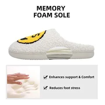 Powshinno Memory Foam Slippers - Cozy Comfort for All