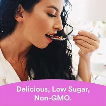gr8nola THE ORIGINAL - Healthy, Low Sugar Granola Cereal - Made with Superfoods, Whole Almonds, Honey, Cinnamon and Flaxseed, Soy Free, Dairy Free and No Refined Sugar - 10oz Resealable Bag