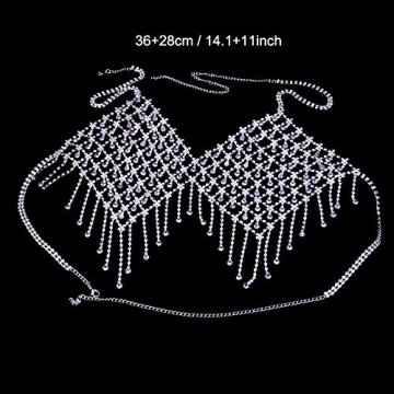 CanB Rhinestone Bra Chain - Stylish Body Accessories