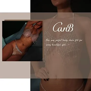 CanB Rhinestone Bra Chain - Stylish Body Accessories
