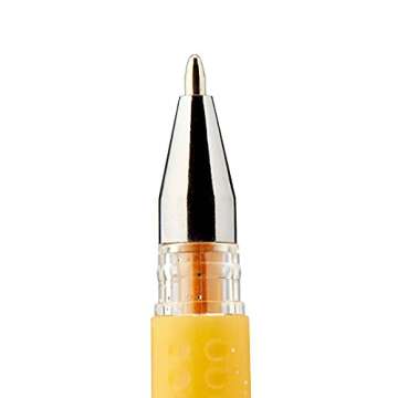 KINGART 400-50 Glitter Rollerball Gel Pens, 50 Sparkling Colors with Soft-Grip Comfort, XL Ink Cartridge - More Ink, Great for All Ages, Writing, Coloring, Doodling, Scrapbooking, Journaling & More