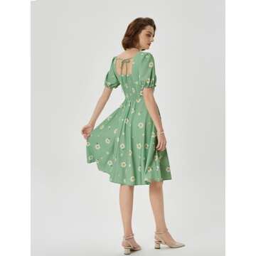 Charming Belle Poque Cottagecore Dress for Summer Style