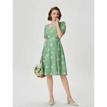 Charming Belle Poque Cottagecore Dress for Summer Style