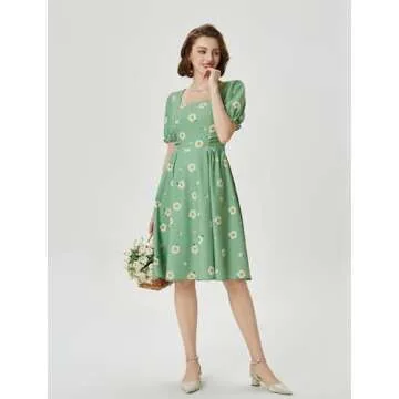 Charming Belle Poque Cottagecore Dress for Summer Style