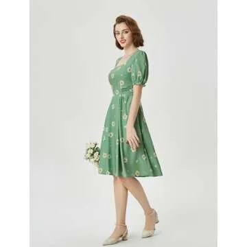 Charming Belle Poque Cottagecore Dress for Summer Style
