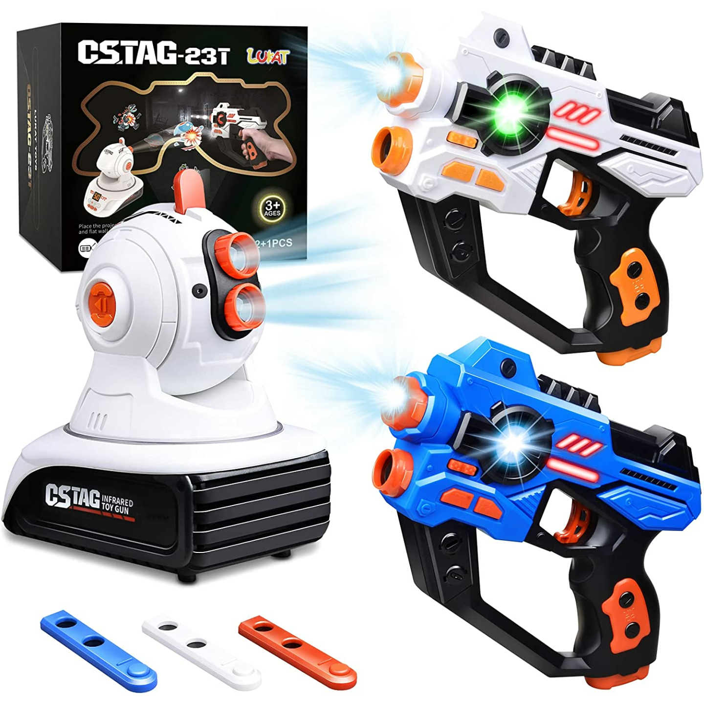 Laser Tag Set - 2 Toy Guns for Family Fun Games