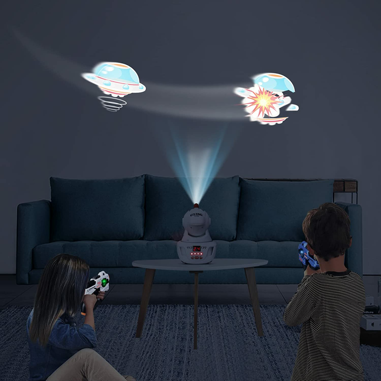 Laser Tag Set - 2 Toy Guns for Family Fun Games