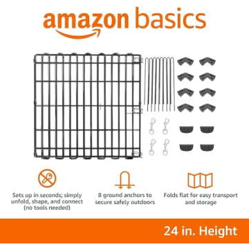 Foldable Octagonal Metal Pet Pen Perfect for Small Pets