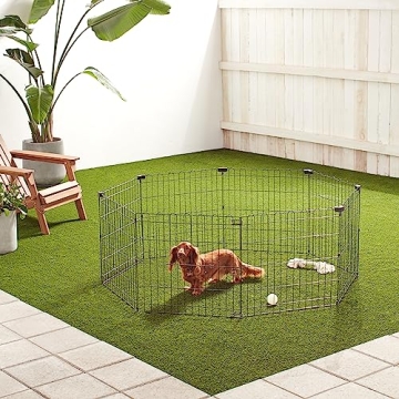 Foldable Octagonal Metal Pet Pen Perfect for Small Pets