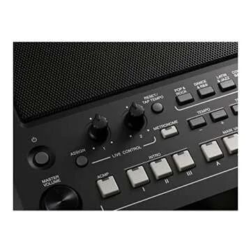 Yamaha PSR-SX600 Arranger Workstation Keyboard, Black