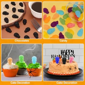 2 Pack Halloween Chocolate Candy Molds for DIY Fun
