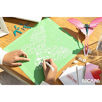 Nicapa Light Grip Cutting Mat for Cricut - 3 Pack