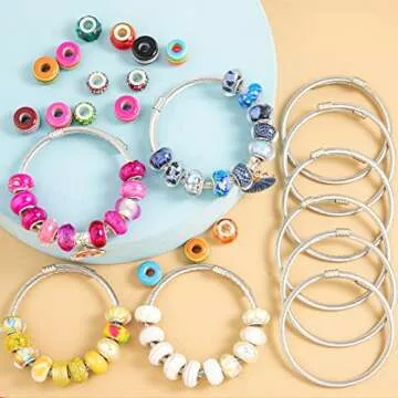 ZYEHXED 20Pcs Snake Charm Bracelets for DIY Jewelry