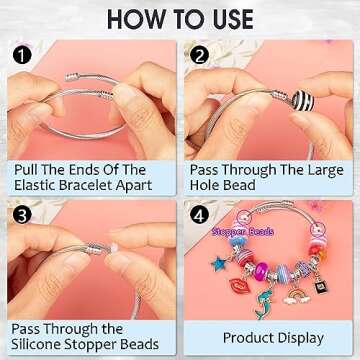 ZYEHXED 20Pcs Snake Charm Bracelets for DIY Jewelry