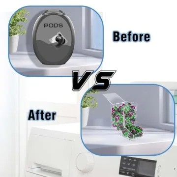 Stylish Acrylic Laundry Pods Container for Home Organization