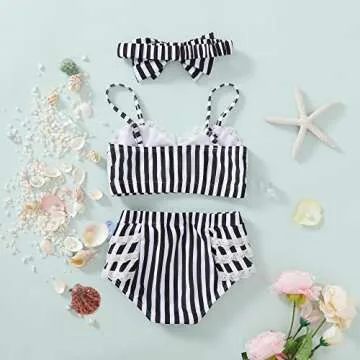 NZRVAWS Girls 5-6 Years Swimsuit with UV Protection