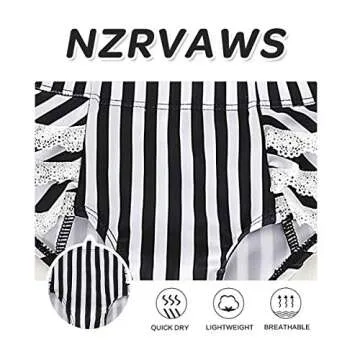 NZRVAWS Girls 5-6 Years Swimsuit with UV Protection