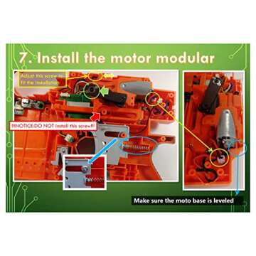 Goshfun Full-Automatic Modified Kit V7 Finger Sensor Single Triple Continuous Safe Shoot Mode for Nerf Stryfe Modified - Accessories Color Random, Upgraded 2021