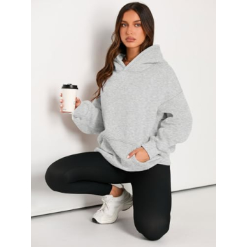 EFAN Women's Oversized Hooded Sweatshirt for All Seasons