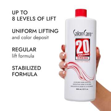 Salon Care 20 Volume Creme Developer 32 Oz