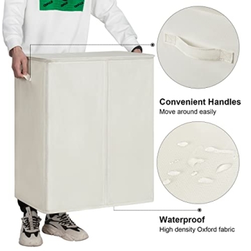 WOWLIVE 154L Double Laundry Hamper - Stylish and Functional