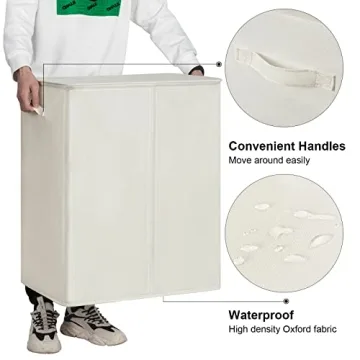 WOWLIVE 154L Double Laundry Hamper - Stylish and Functional