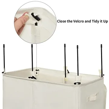 WOWLIVE 154L Double Laundry Hamper - Stylish and Functional