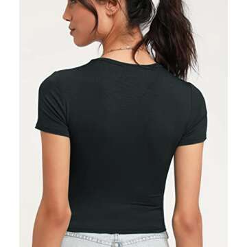 TIMOCHALA Women’s Stylish Summer Crop Top for All Occasions