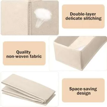 Potchen 24 Set Dresser Drawer Organizers for Easy Storage