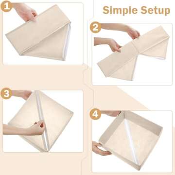 Potchen 24 Set Dresser Drawer Organizers for Easy Storage