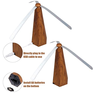 PIAOPIAONIU Fly Fans for Outdoor Bug-Free Dining