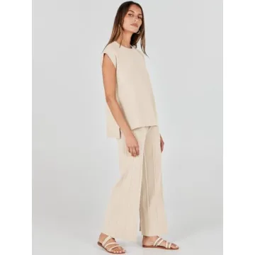 Stylish ANRABESS 2 Piece Loungewear Set for Women