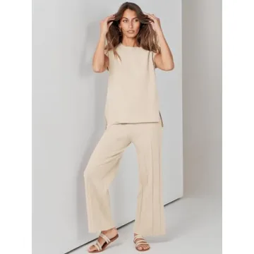 Stylish ANRABESS 2 Piece Loungewear Set for Women