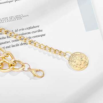 Sinalty Coin Waist Chain for Women - Adjustable & Stylish