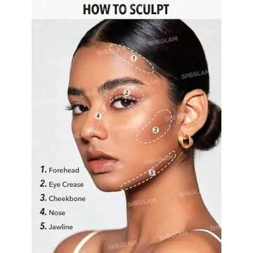 SHEGLAM Snatch 'n' Define Cream Contour Stick Long Lasting Highly Pigmented Sweat Proof Face Bronzer Makeup - Golden Sun