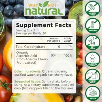 Why Not Natural Organic Vitamin C Drops for Immunity