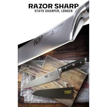 Dalstrong Chef Knife - 7 inch - Gladiator Series Elite - Premium Performance Kitchen Knife