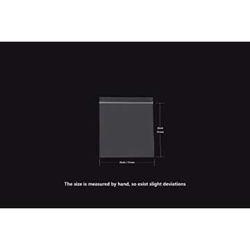 500Pcs Mini Zip Bags - Organize Small Items Effortlessly